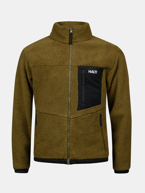 Halti Lumista Men's Polar Fleece Jacket - Dark Olive