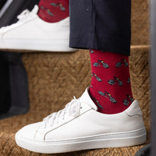 Swole Panda Bamboo Socks - Motorbikes model