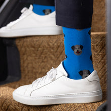 Swole Panda Animal Bamboo Socks - Black Labrador Dogs model