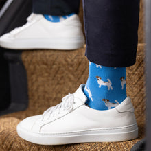 Swole Panda Bamboo Socks - Terrier Dogs model
