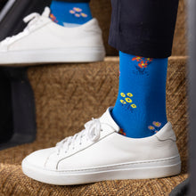 Swole Panda Bamboo Socks - Flowers in trainers