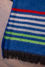 Swole Panda Bamboo Scarf - Navy Fine Stripe 2