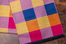 Swole Panda Bamboo Scarf - Multi-coloured Check