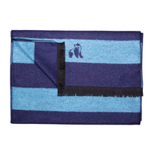 Swole Panda Bamboo Scarf - Sky Blue Stripes