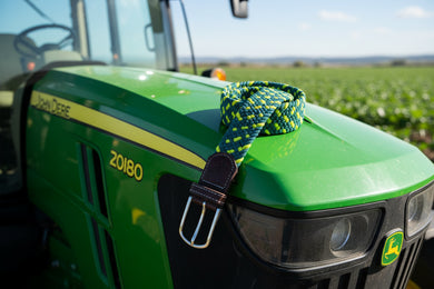 Swole Panda Recycled Woven Belt - Green / Lime john deere tractor