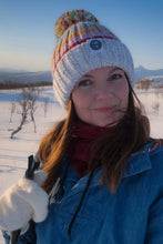 Superbobble Bobble Hat - Aurora in the snow