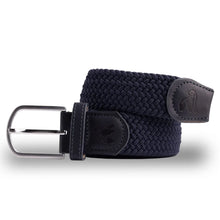 Swole Panda Recycled Woven Belt - Dark Navy Blue (Navy Trim)