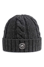 Fisherman's Beanie Hat - Charcoal Grey