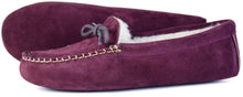 Orca Bay Ladies Cocopah Sheep Skin Slippers burgundy red