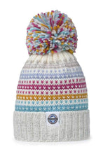 Superbobble Bobble Hat - Candy Stripe Nordic Reflective close up