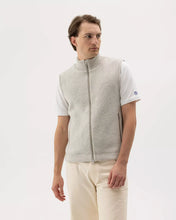 Holebrook Sweden Fred Full-zip Windproof Gilet Vest - Light Grey model front