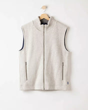 Holebrook Sweden Fred Full-zip Windproof Gilet Vest - Light Grey on hanger