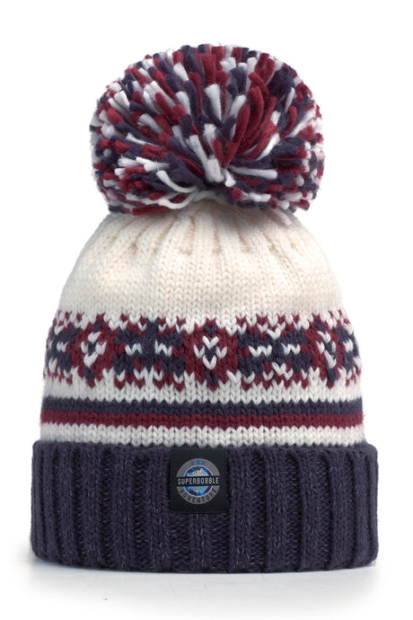 Superbobble Bobble Hat - Geyser Fairisle