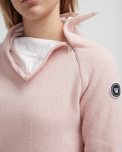 Holebrook Sweden Martina Windproof Sweater flamingo pink neck zip