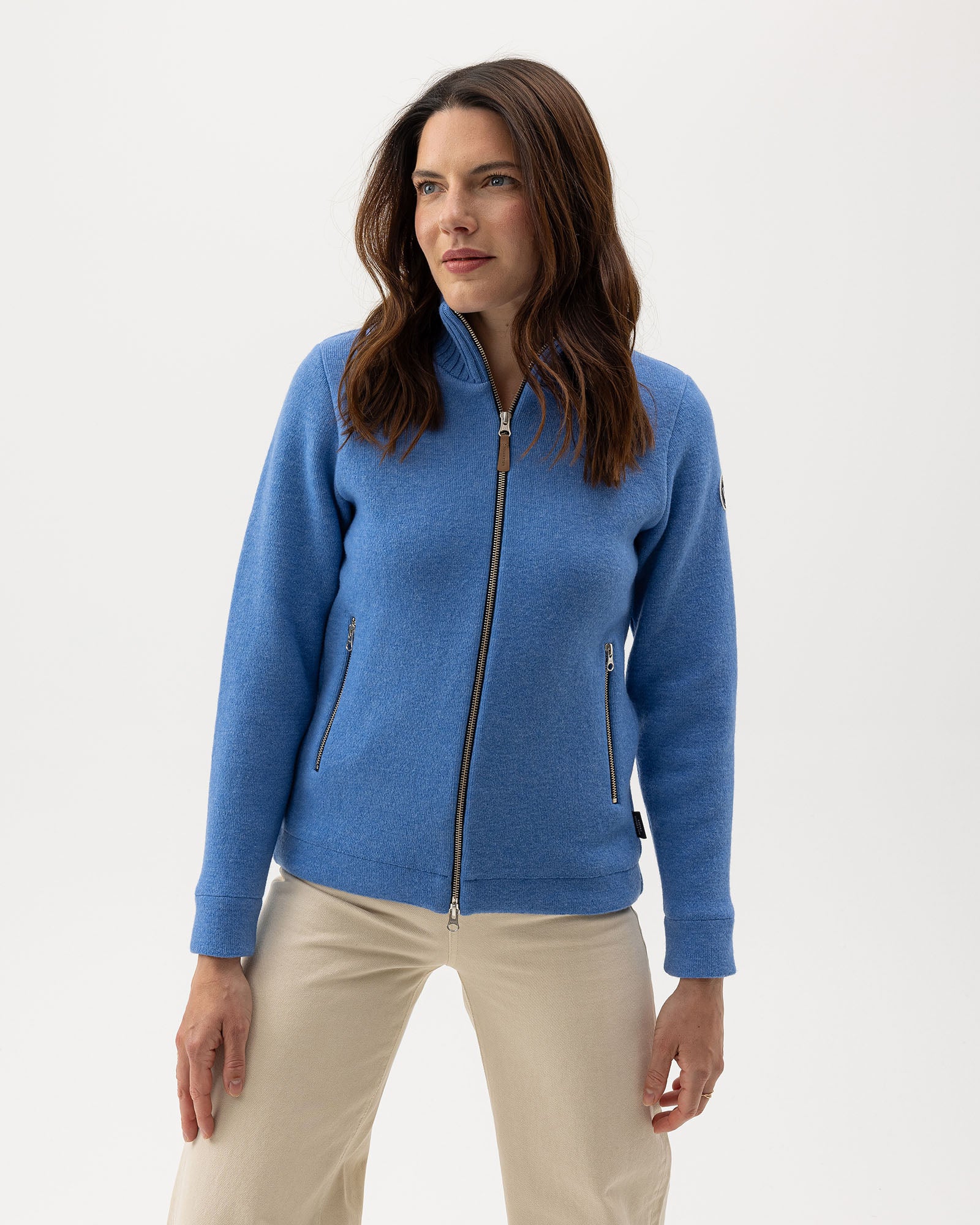 ジャケット PAROSH Women Outer D420418VI Blue Holebrook Sweden Claire Ladies Windproof Jacket – Katherine