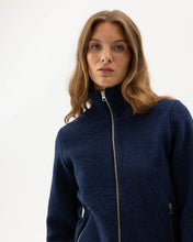 Holebrook Sweden Claire Windproof Jacket Dark Blue full zip
