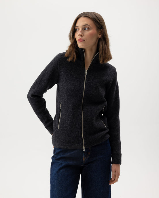 Holebrook Sweden Claire Windproof Jacket anthracite front
