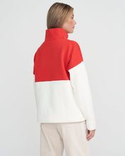 Holebrook Sweden Elin Windproof Sweater raspberry white back