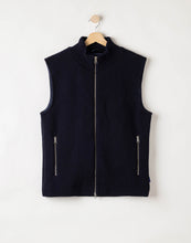 Holebrook Sweden Fred Full-zip Windproof Gilet Vest navy front