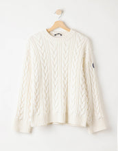 Holebrook Sweden Juno Crew Neck Windproof Sweater off white front