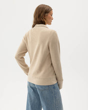 Holebrook Sweden Lisen Full-zip Windproof Sweater oyster model back