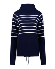 Holebrook Sweden Martina Windproof Sweater navy/off-white front