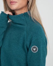 Holebrook Sweden Martina Windproof Sweater aqua neck zip