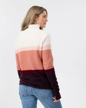 Holebrook Sweden Martina Windproof Sweater Pink Block Stripe back