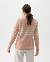 Holebrook Sweden Martina Windproof Sweater flamingo pink off-white back