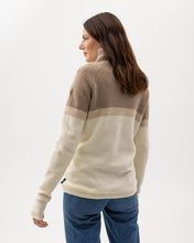 Holebrook Sweden Martina Windproof Sweater khaki off-white back