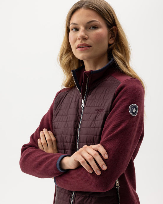 Holebrook Sweden Mimmi Full-zip Windproof Jacket Maroon Red