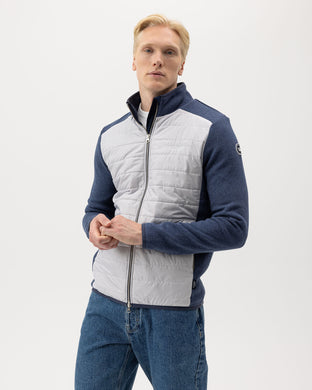 Holebrook Sweden Peder Full-zip Windproof Jacket chambray marble grey