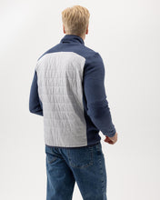 Holebrook Sweden Peder Full-zip Windproof Jacket chambray marble grey back