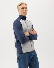 Holebrook Sweden Peder Full-zip Windproof Jacket chambray blue marble grey