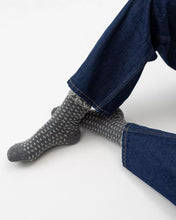 Holebrook Sweden Sundborn Winter Socks Dark Grey Melenge model