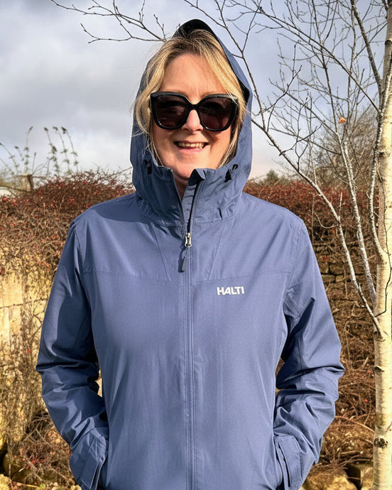 Halti Forter Womens Drymaxx Shell Jacket - Sargasso Blue