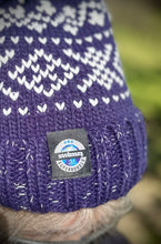 Swimzi Super Bobble Hat - Navy Nordic Reflective close up