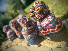 Swimzi Super Bobble Hat - Ocean Fairisle Reflective and others