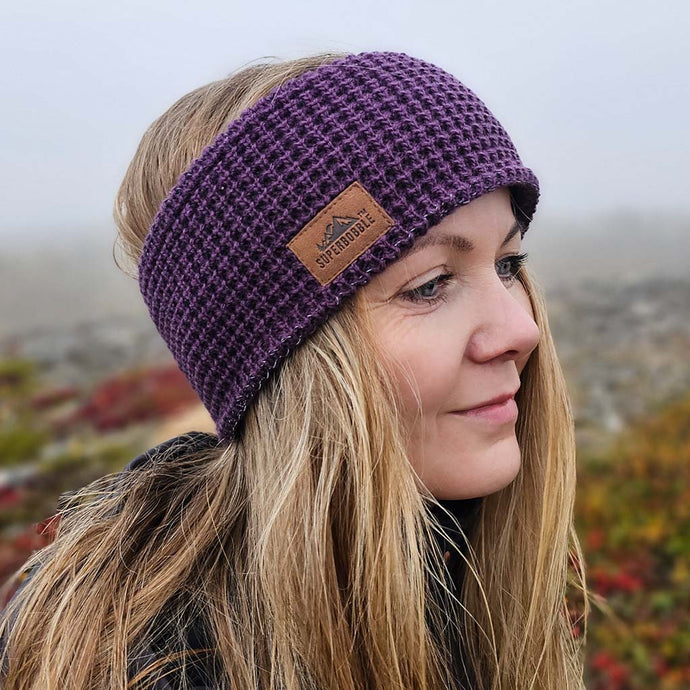 Lin Headband - Aubergine Reflective