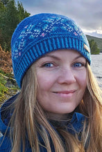 Beanie Hat - Reflective Mykines Blue model