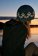 Beanie Hat - Reflective Mykines Blue reflective yarn