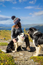 Swimzi Super Bobble Hat - Simon Wilson Navy Fairisle Reflective hiking