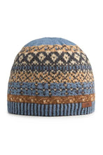 Beanie Hat - Oxna Ocean Blue close up