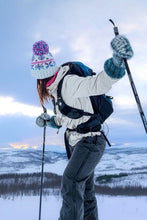 Superbobble Bobble Hat - Pastel Ice Crystal Nordic Reflective skiing