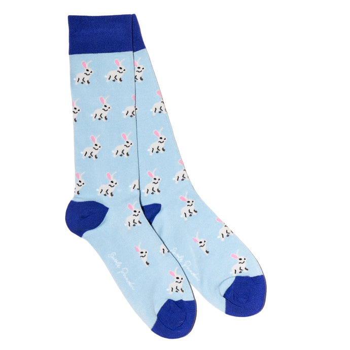 Swole Panda Animal Bamboo Socks - Rabbits