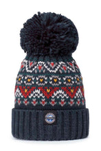 Swimzi Super Bobble Hat - Simon Wilson Navy Fairisle Reflective