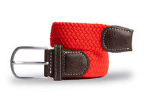 Swole Panda Recycled Woven Belt - Classic Red