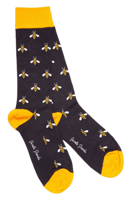 Swole Panda Animal Bamboo Socks - Bees