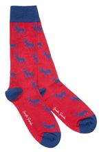 Swole Panda Bamboo Socks - Red Stag