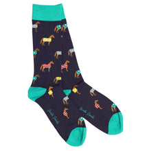 Swole Panda Animal Bamboo Socks - Horses